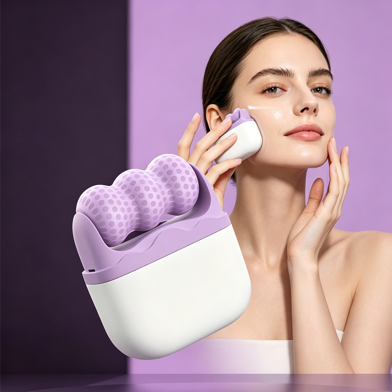 Ice Massage Device,Ice Roller Set For Face And Eyes -