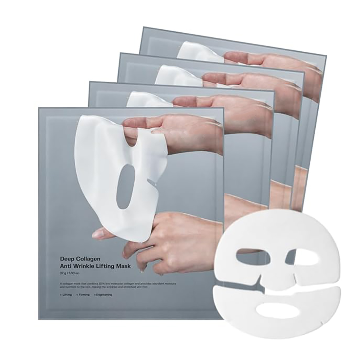 Deep Collagen Anti Wrinkle Lifting Mask, Real Bio Collagen